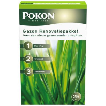 Pokon gazonrenovatiepakket 3-in-1 - afbeelding 1