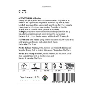 Gemengde snijsla Mesclun - afbeelding 2