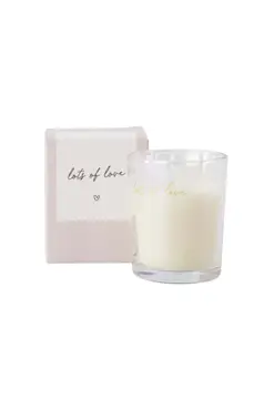 Zusss geurkaars glas in doosje "Lots of love"