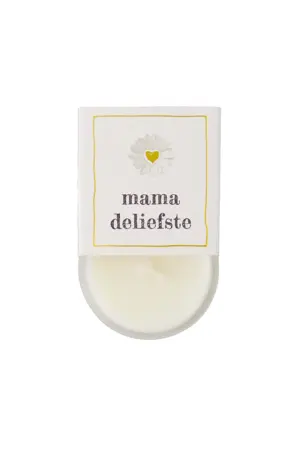 Zusss geurkaarsje in wikkel "Mama deliefste"