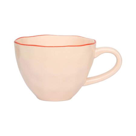 Urban Nature Culture Good Morning cappuccino/theekop sculpted old pink