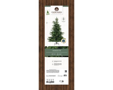 Everlands kunstkerstboom Grandis fir 180 cm - afbeelding 2