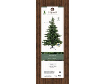 Everlands kunstkerstboom Grandis fir 210 cm - afbeelding 5