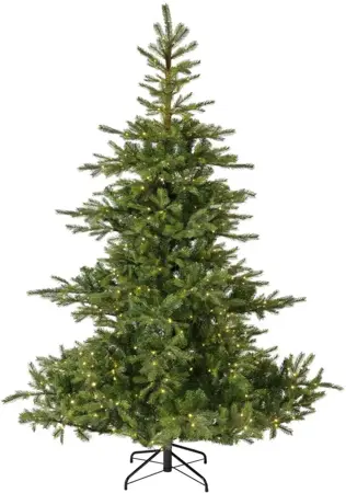 Everlands kunstkerstboom Grandis fir  180 cm - met verlichting - afbeelding 1