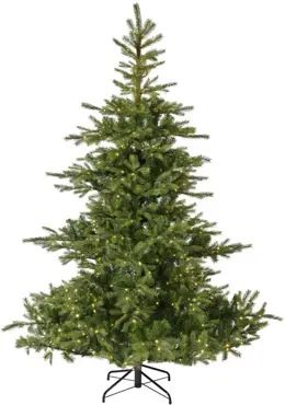 Everlands kunstkerstboom Grandis fir  180 cm - met verlichting - afbeelding 1