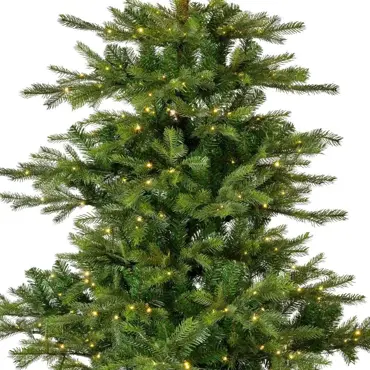 Everlands kunstkerstboom Grandis fir 210 cm - met verlichting - afbeelding 2