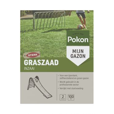 Pokon graszaad inzaai 100m² - afbeelding 1