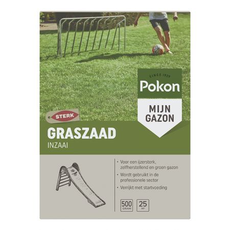 Pokon graszaad inzaai 25m² - afbeelding 1