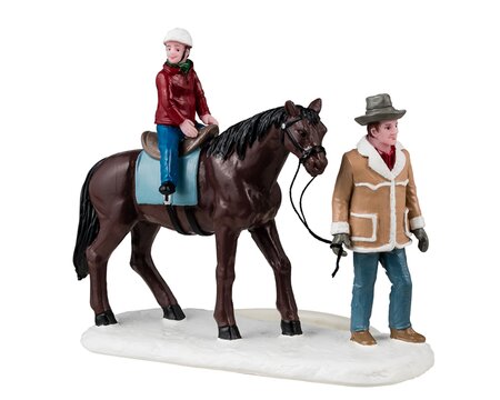 Lemax kerstdorp figuur 'Happy Trails'