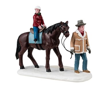 Lemax kerstdorp figuur 'Happy Trails'