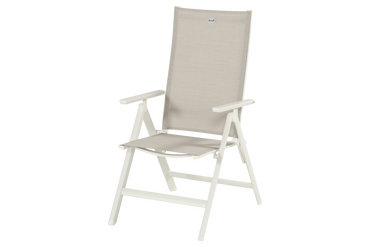 Hartman verstelbare tuinstoel Aruba Royal White - afbeelding 1