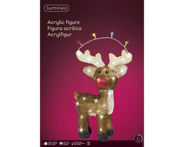 LED figuur hert acryl - afbeelding 3