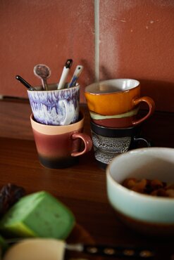 HKliving 70s ceramics: americano mug rock on - afbeelding 3