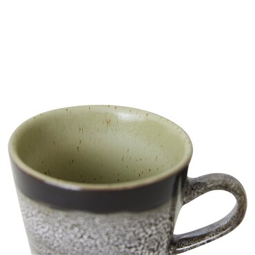 HKliving 70s ceramics: americano mug rock on - afbeelding 2