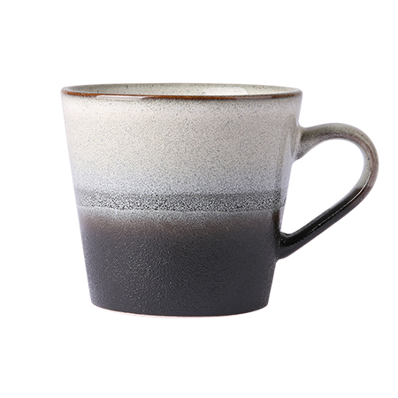 HKliving 70s ceramics: cappuccino mug rock