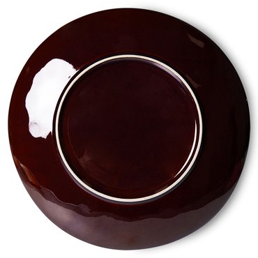 HKliving 70s ceramics: dinner plate retro wave - afbeelding 3