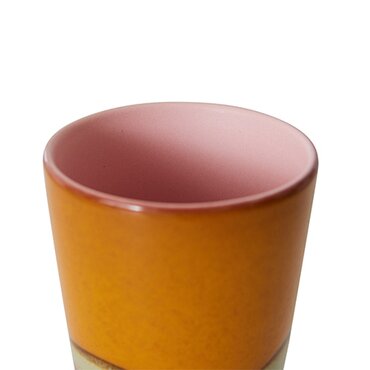 HKliving 70s ceramics: latte mug clay - afbeelding 2