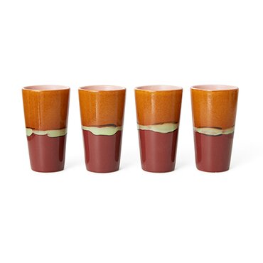 HKliving 70s ceramics: latte mug clay - afbeelding 3