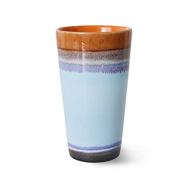 HKliving 70s ceramics: latte mugs ash - afbeelding 1