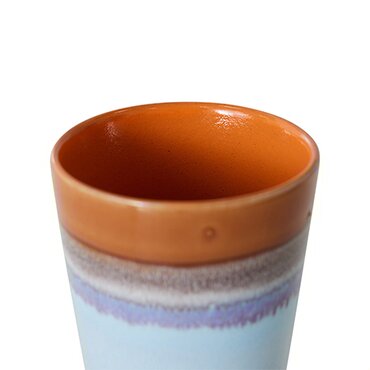HKliving 70s ceramics: latte mugs ash - afbeelding 2