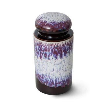 HKliving 70s ceramics: storage jar yeti - afbeelding 3