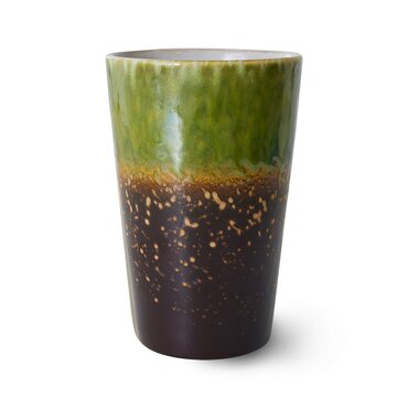 HKliving 70s ceramics: tea mug algae - afbeelding 1