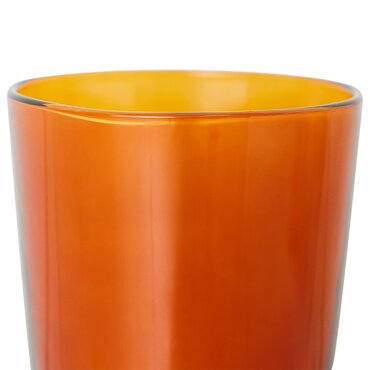 HKliving 70s glassware: tea glass amber brown - afbeelding 2