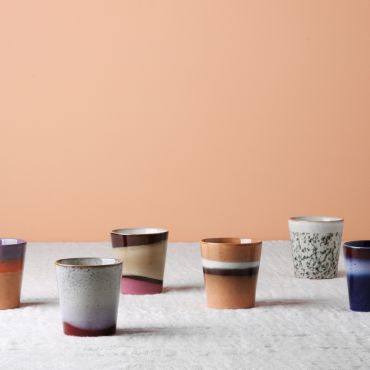 HKliving 70s ceramics: coffee mug dunes - afbeelding 3