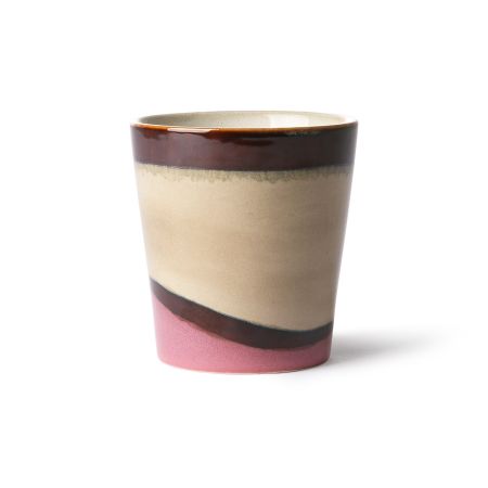 HKliving 70s ceramics: coffee mug dunes - afbeelding 1