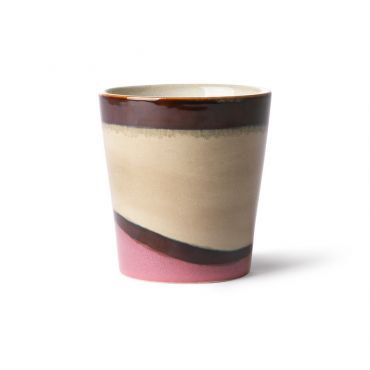 HKliving 70s ceramics: coffee mug dunes - afbeelding 4