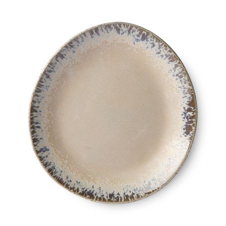 HKliving 70s ceramics: side plate bark - afbeelding 1