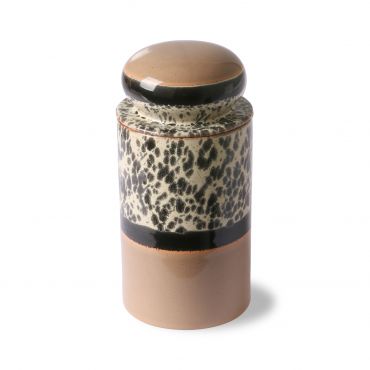 HKliving 70s ceramics: storage jar tropical - afbeelding 2