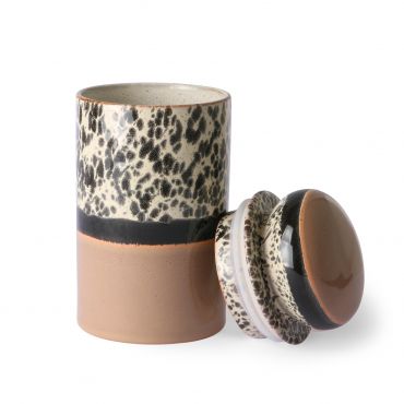 HKliving 70s ceramics: storage jar tropical - afbeelding 3