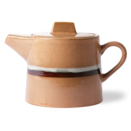 HKliving 70s ceramics: tea pot stream - afbeelding 1
