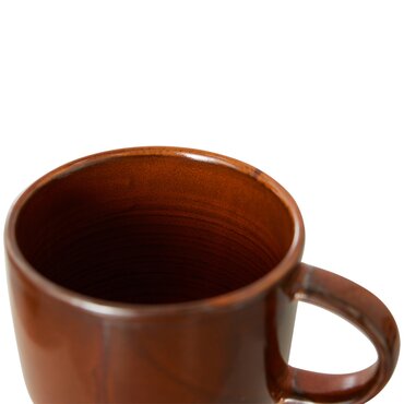HKliving Chef ceramics: mug burned orange - afbeelding 2