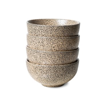 HKliving gradient ceramics: bowl taupe - afbeelding 4
