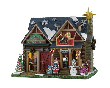 Lemax kersthuisje 'Holly & Ivy'S Christmas Yard Décor'
