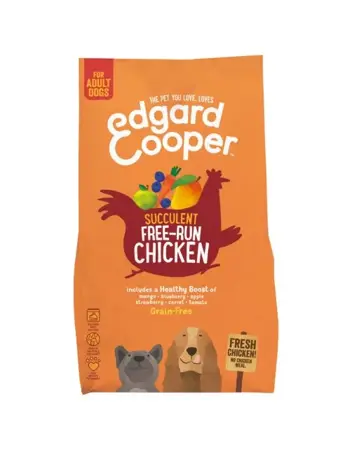 Edgard & Cooper adult kip, mango & bessen hondenvoer
