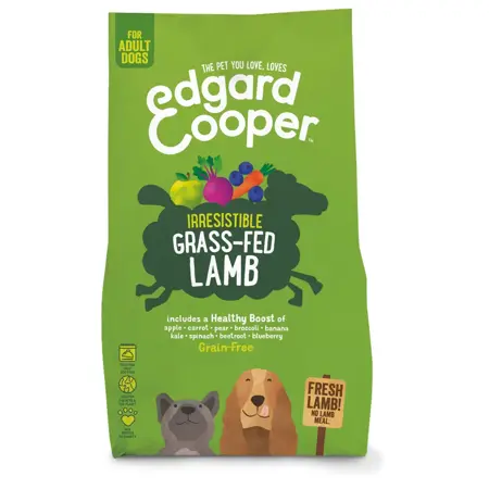 Edgard & Cooper adult lam, appel & wortel hondenvoer