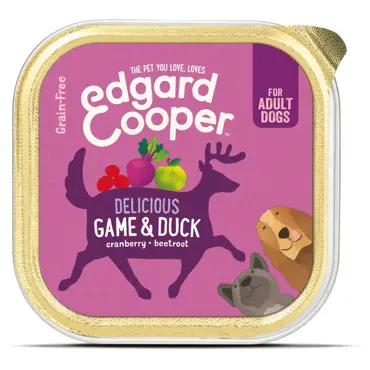 Edgard & Cooper kuipje wild, eend & veenbes hondenvoer