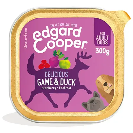 Edgard & Cooper kuipje wild, eend & veenbes hondenvoer