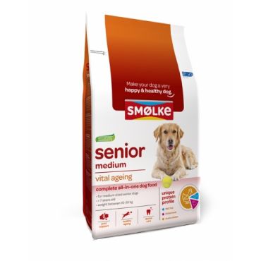 Smolke hondenvoer Senior medium 12kg - afbeelding 1