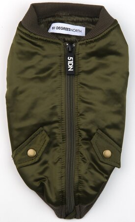 Honden bomberjack - khaki - 28 cm