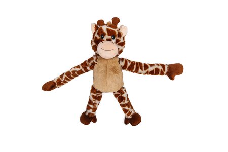 Beeztees jungle pluche knuffel giraf 40 cm - afbeelding 1