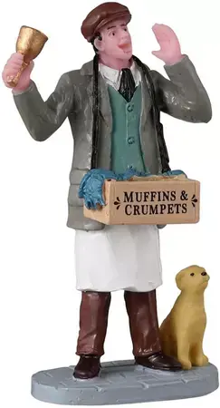 Lemax hot muffins and crumpets kerstdorp figuur