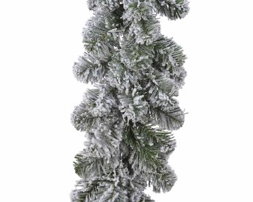 Everlands Imperial kunstkerstguirlande snowy 270 cm