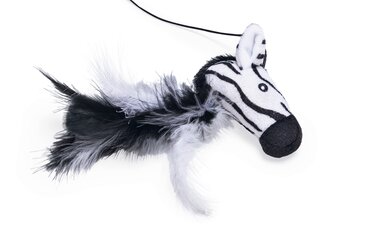 Beeztees jungle kattenhengel zebra - afbeelding 2