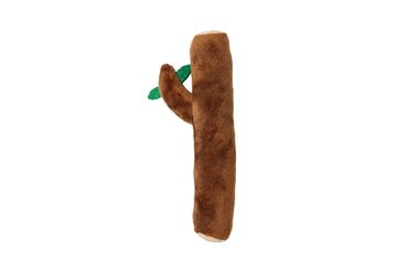 Beeztees jungle boomstam pluche kattenspeeltje - afbeelding 1