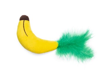 Beeztees jungle banaan kattenspeeltje - afbeelding 1