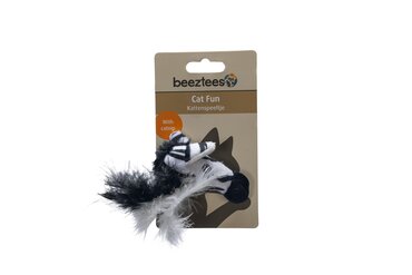 Beeztees jungle zebra kattenspeeltje - afbeelding 2